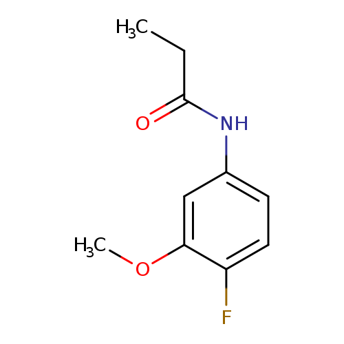 N-(4-fluoro-3-methoxyphenyl)propanamide