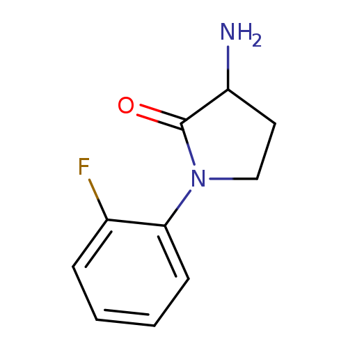3-amino-1-(2-fluorophenyl)pyrrolidin-2-one