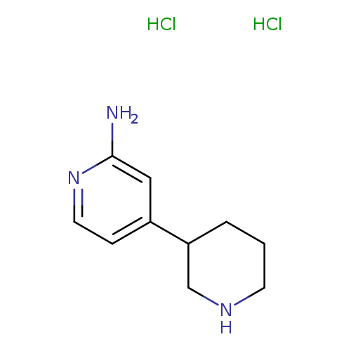 4-(piperidin-3-yl)pyridin-2-amine dihydrochloride