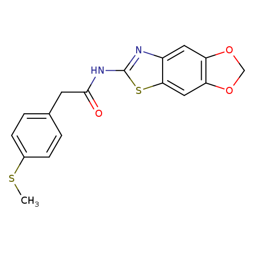 N-{4,6-dioxa-10-thia-12-azatricyclo[7.3.0.0^{3,7}]dodeca-1(9),2,7,11-tetraen-11-yl}-2-[4-(methylsulfanyl)phenyl]acetamide