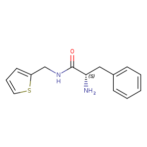 (2S)-2-amino-3-phenyl-N-[(thiophen-2-yl)methyl]propanamide