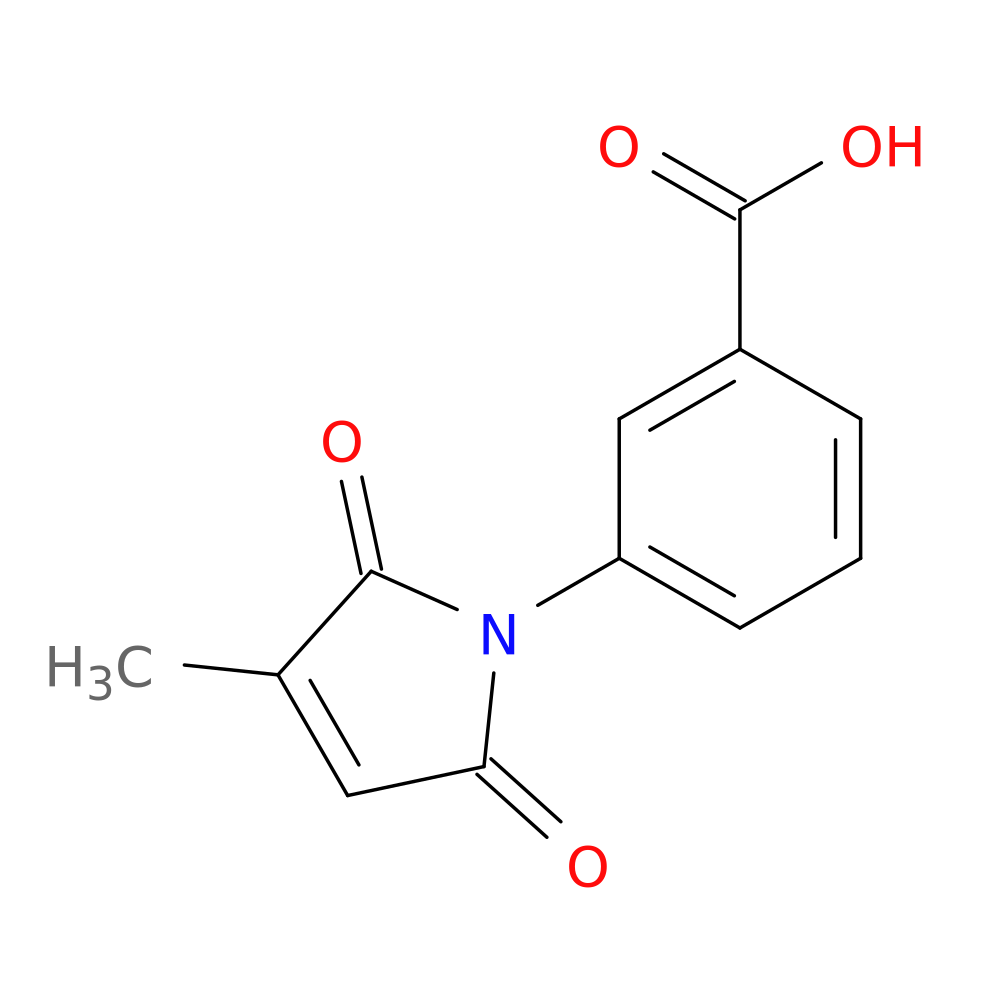 3-(3-methyl-2,5-dioxo-2,5-dihydro-1H-pyrrol-1-yl)benzoic acid