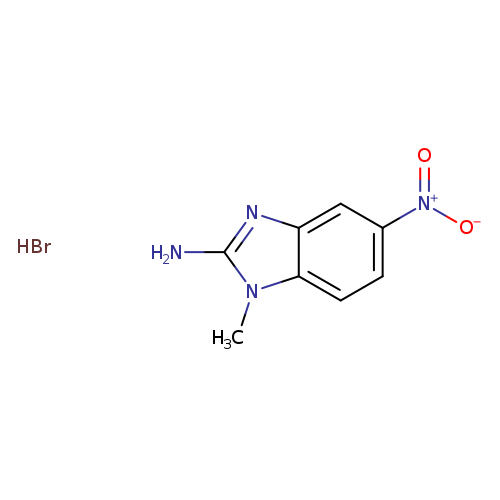1-Methyl-5-nitro-1H-benzo[d]imidazol-2-amine hydrobromide
