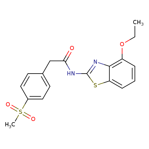 N-(4-ethoxy-1,3-benzothiazol-2-yl)-2-(4-methanesulfonylphenyl)acetamide
