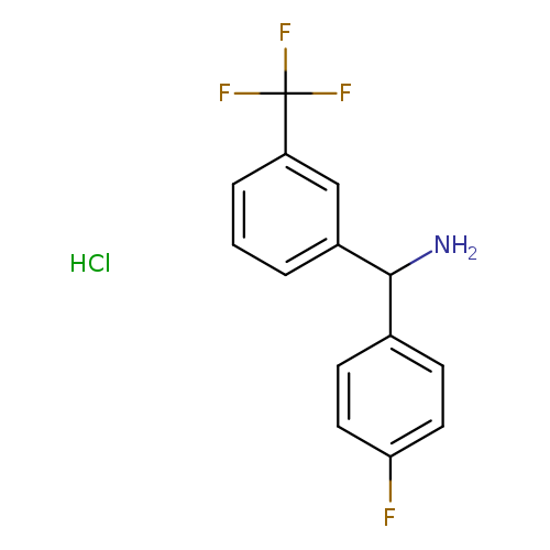 (4-fluorophenyl)[3-(trifluoromethyl)phenyl]methanamine hydrochloride