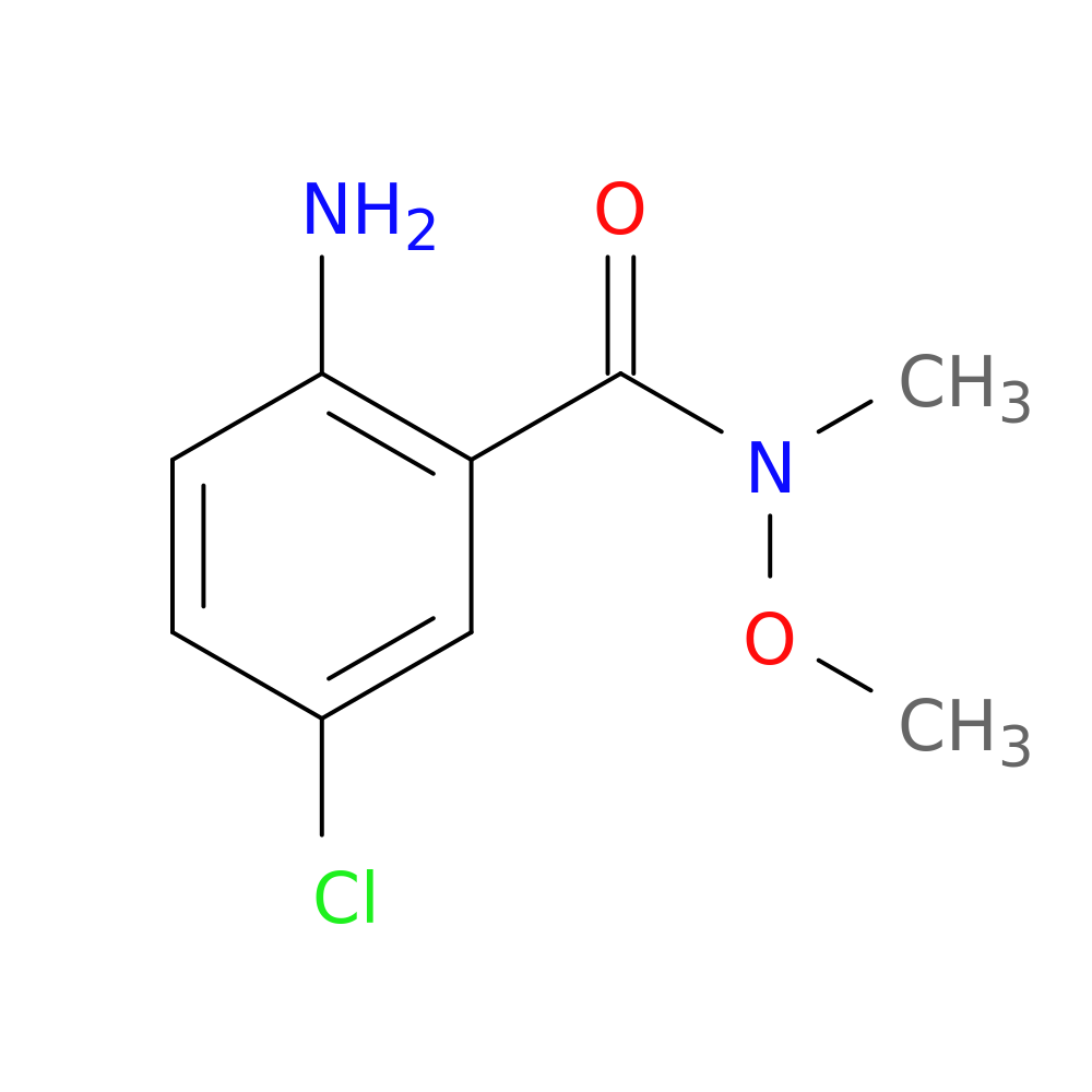 2-Amino-5-chloro-N-methoxy-N-methylbenzamide