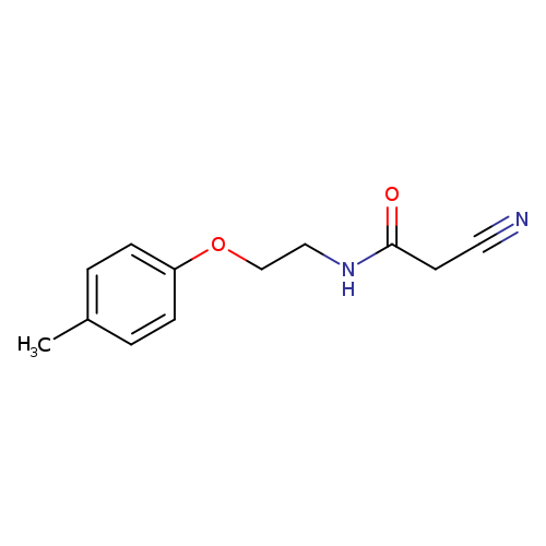 2-Cyano-n-[2-(4-methylphenoxy)ethyl]acetamide