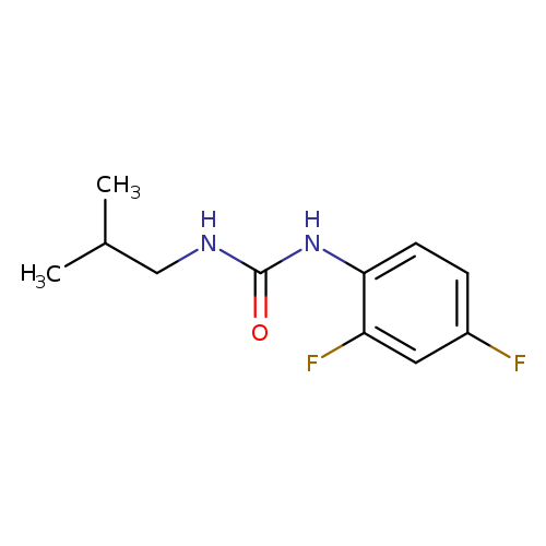 1-(2,4-difluorophenyl)-3-(2-methylpropyl)urea