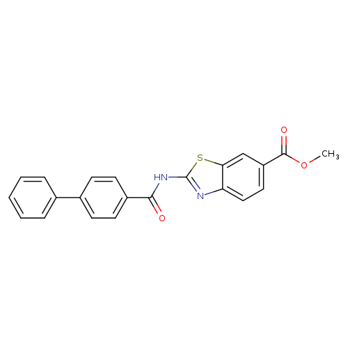 methyl 2-{[1,1'-biphenyl]-4-amido}-1,3-benzothiazole-6-carboxylate