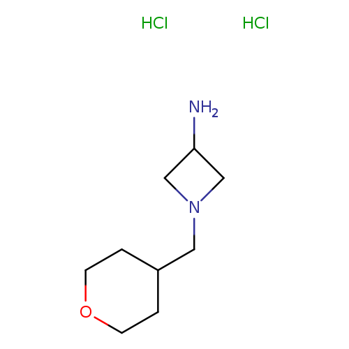 1-[(oxan-4-yl)methyl]azetidin-3-amine dihydrochloride