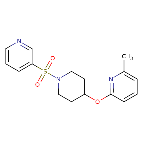 2-methyl-6-{[1-(pyridine-3-sulfonyl)piperidin-4-yl]oxy}pyridine