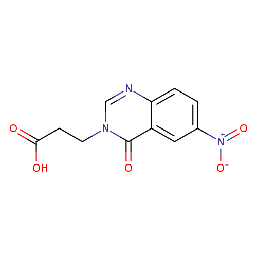 3-(6-nitro-4-oxo-3,4-dihydroquinazolin-3-yl)propanoic acid