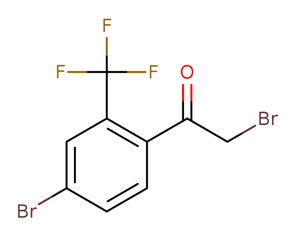 2-Bromo-1-(4-bromo-2-(trifluoromethyl)phenyl)ethanone