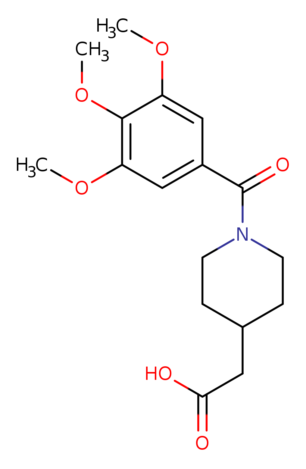 [1-(3,4,5-Trimethoxybenzoyl)piperidin-4-yl]acetic acid