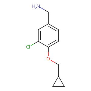 3-Chloro-4-cyclopropylmethoxy-benzylamine