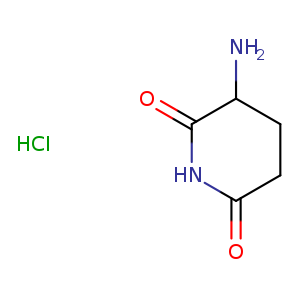 2,6-Piperidinedione, 3-amino-, hydrochloride (1:1)