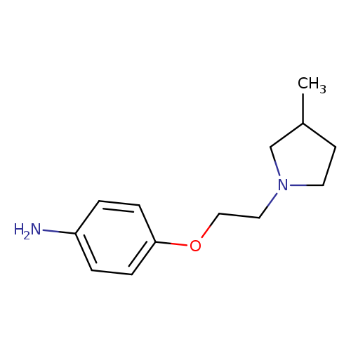 4-[2-(3-Methylpyrrolidin-1-yl)ethoxy]aniline