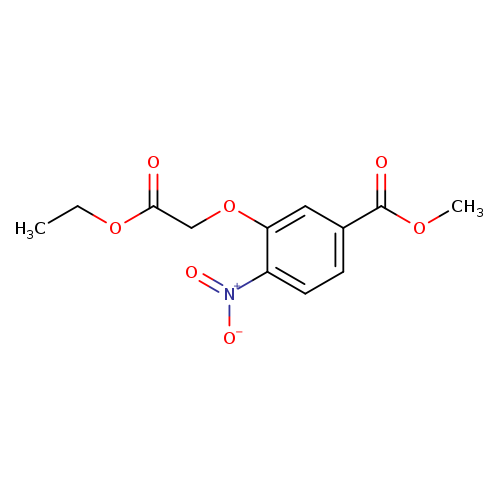 Methyl 3-(2-ethoxy-2-oxoethoxy)-4-nitrobenzoate