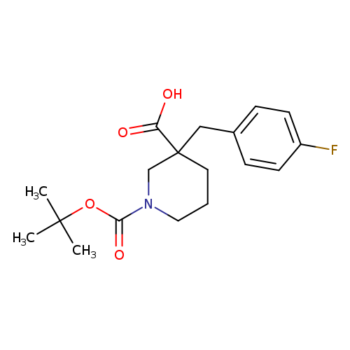 1,3-Piperidinedicarboxylicacid, 3-[(4-fluorophenyl)methyl]-, 1-(1,1-dimethylethyl) ester
