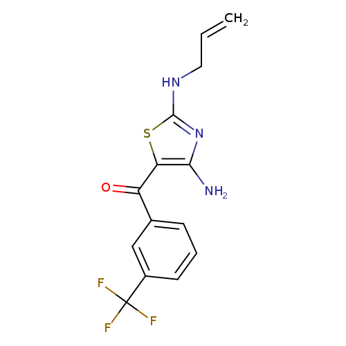 N2-(prop-2-en-1-yl)-5-[3-(trifluoromethyl)benzoyl]-1,3-thiazole-2,4-diamine
