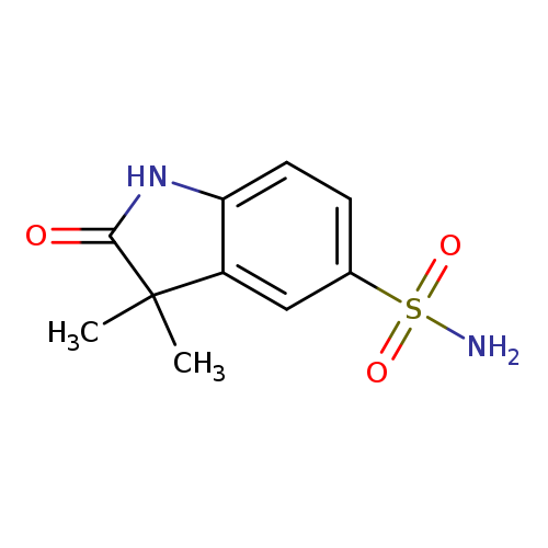 3,3-dimethyl-2-oxo-2,3-dihydro-1H-indole-5-sulfonamide
