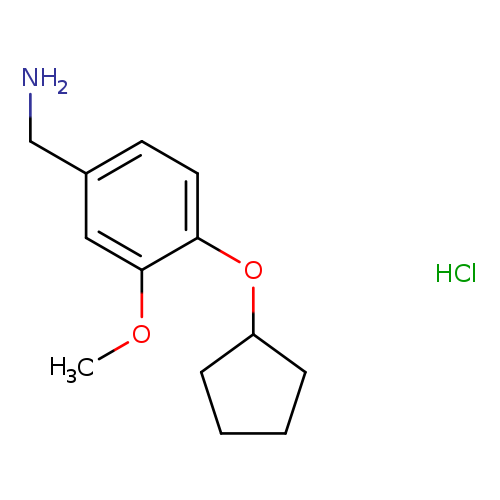 1-[4-(Cyclopentyloxy)-3-methoxyphenyl]methanamine hydrochloride