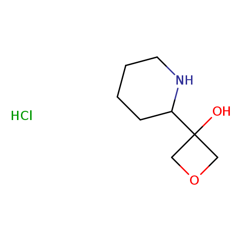 3-(piperidin-2-yl)oxetan-3-ol hydrochloride