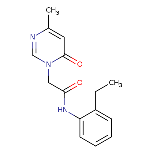 N-(2-ethylphenyl)-2-(4-methyl-6-oxo-1,6-dihydropyrimidin-1-yl)acetamide