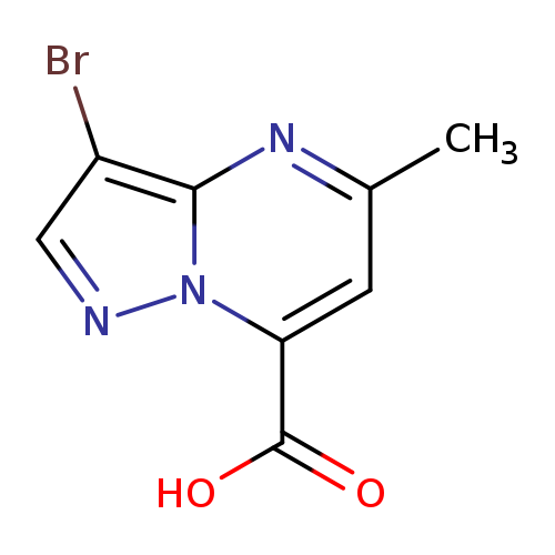 3-bromo-5-methylpyrazolo[1,5-a]pyrimidine-7-carboxylic acid