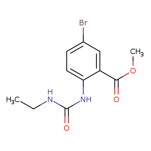 methyl 5-bromo-2-[(ethylcarbamoyl)amino]benzoate