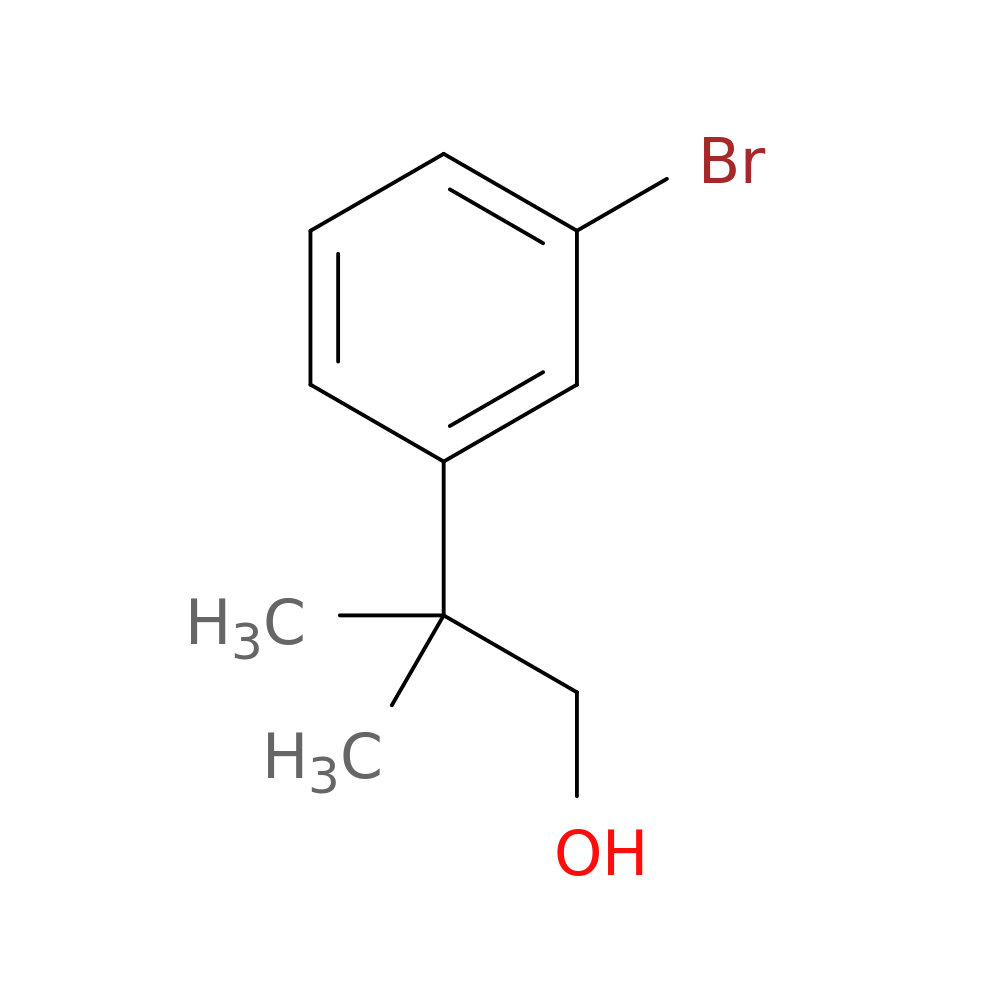 2-(3-Bromophenyl)-2-methylpropan-1-ol