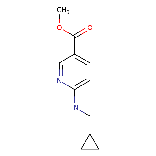 methyl6-[(cyclopropylmethyl)amino]pyridine-3-carboxylate