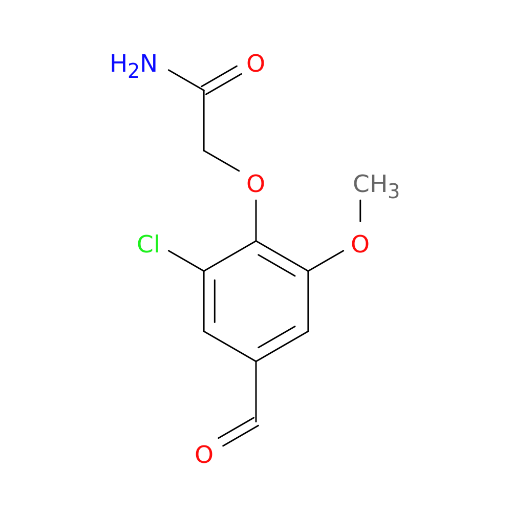 2-(2-Chloro-4-formyl-6-methoxyphenoxy)acetamide