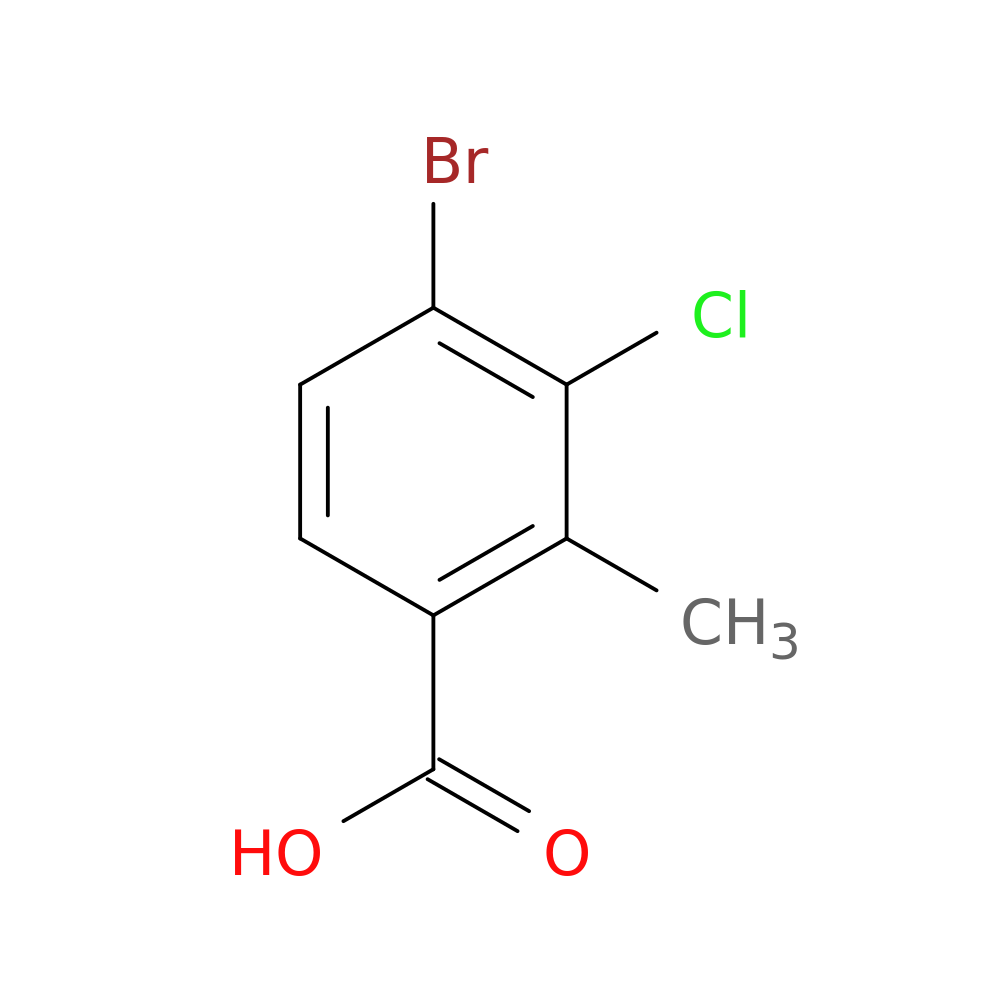 4-Bromo-3-chloro-2-methylbenzoic acid