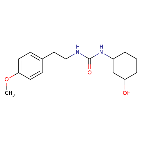 3-(3-hydroxycyclohexyl)-1-[2-(4-methoxyphenyl)ethyl]urea