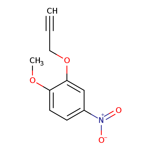 Benzene, 1-methoxy-4-nitro-2-(2-propynyloxy)-