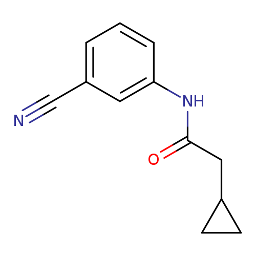 N-(3-cyanophenyl)-2-cyclopropylacetamide