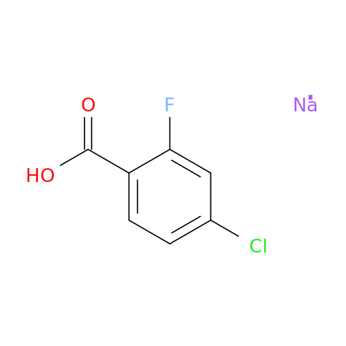 4-Chloro-2-fluorobenzoic acid sodium salt