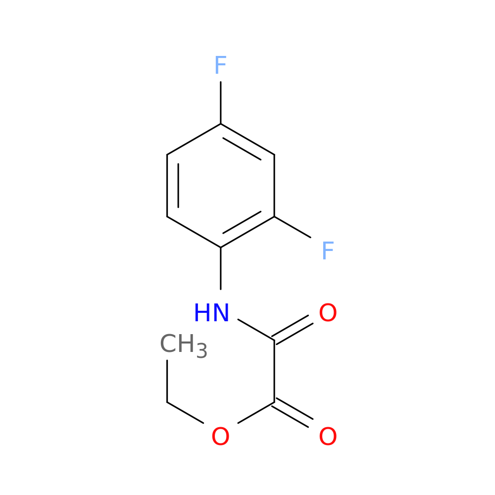 ACETIC ACID, 2-[(2,4-DIFLUOROPHENYL)AMINO]-2-OXO-, ETHYL ESTER