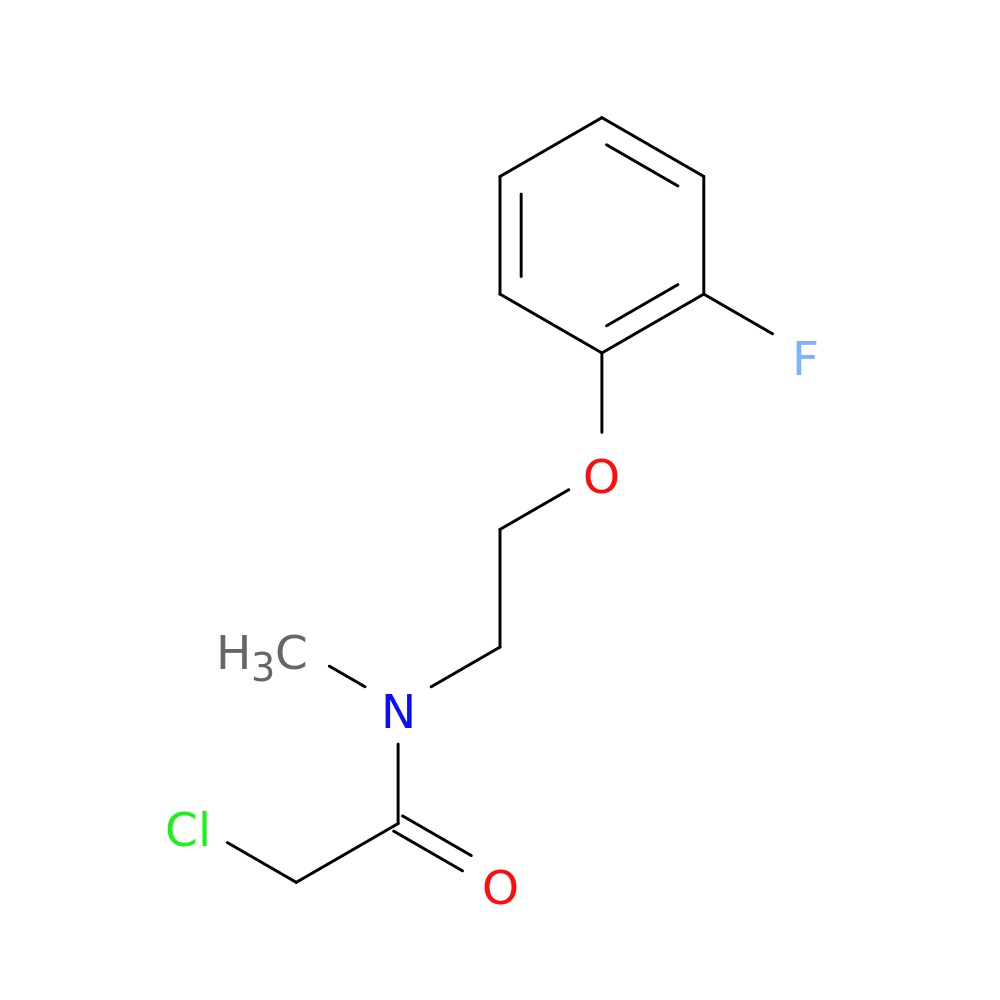 2-chloro-N-[2-(2-fluorophenoxy)ethyl]-N-methylacetamide