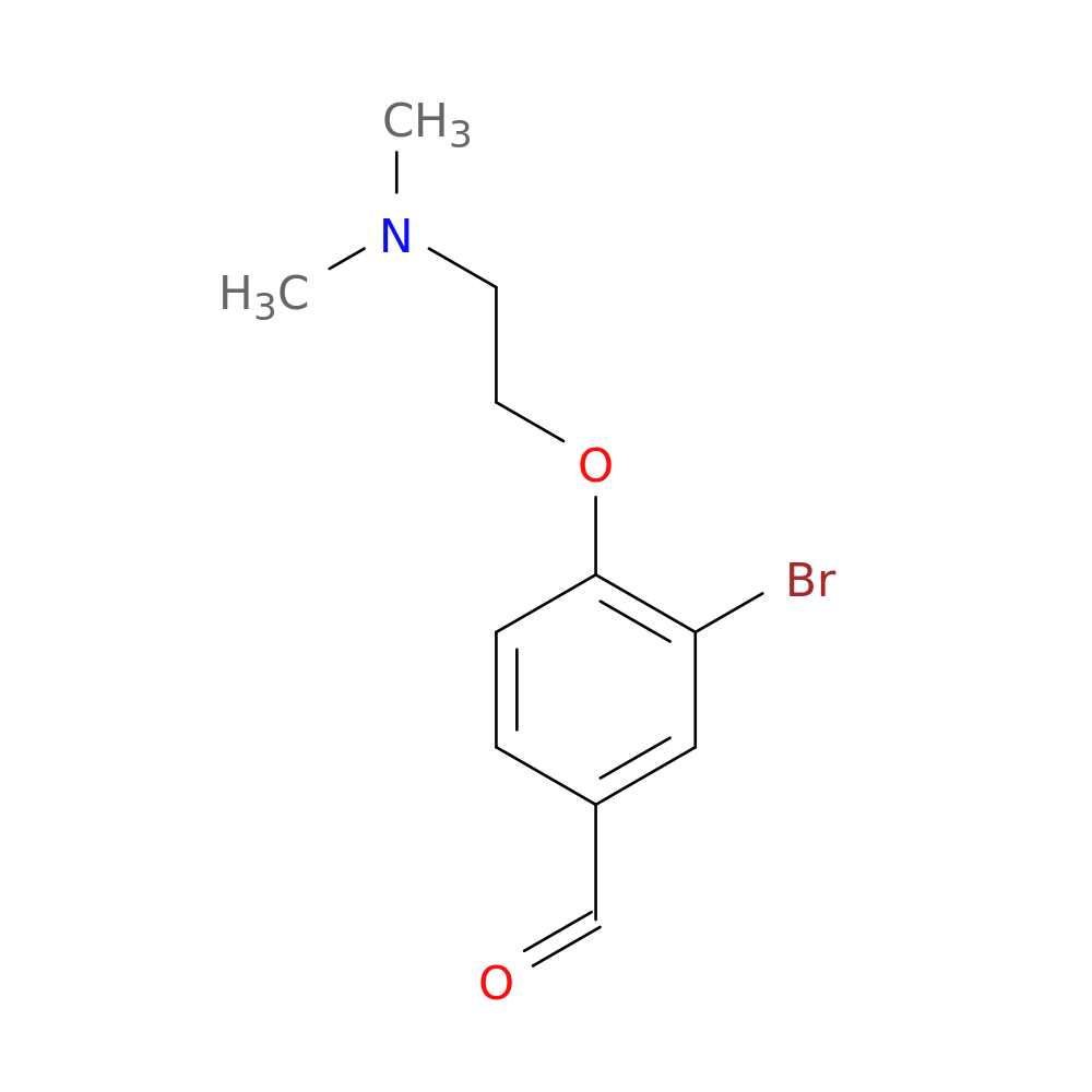 3-Bromo-4-[2-(dimethylamino)ethoxy]benzaldehyde