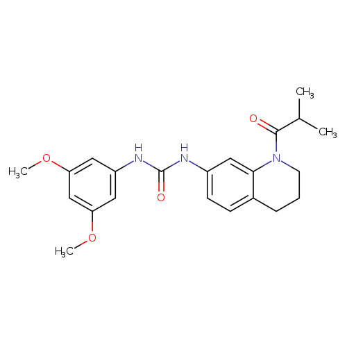 1-(3,5-dimethoxyphenyl)-3-[1-(2-methylpropanoyl)-1,2,3,4-tetrahydroquinolin-7-yl]urea