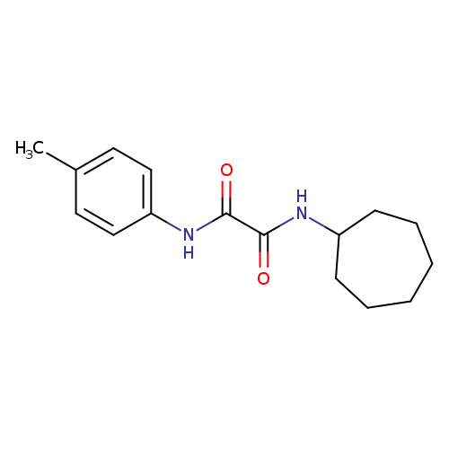 N'-cycloheptyl-N-(4-methylphenyl)ethanediamide