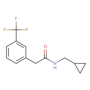 N-(cyclopropylmethyl)-2-[3-(trifluoromethyl)phenyl]acetamide