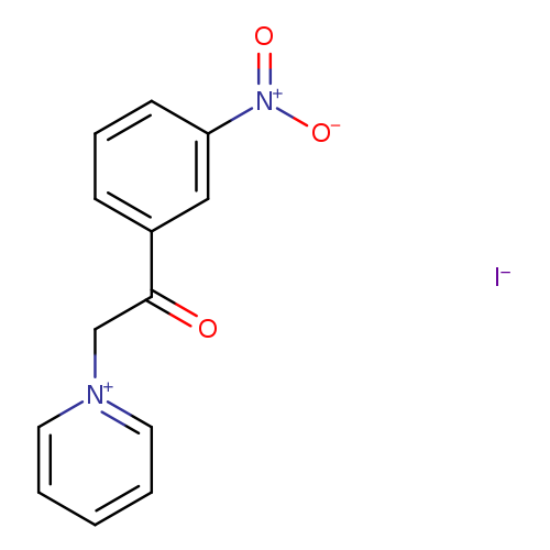 1-[2-(3-nitrophenyl)-2-oxoethyl]pyridin-1-ium iodide