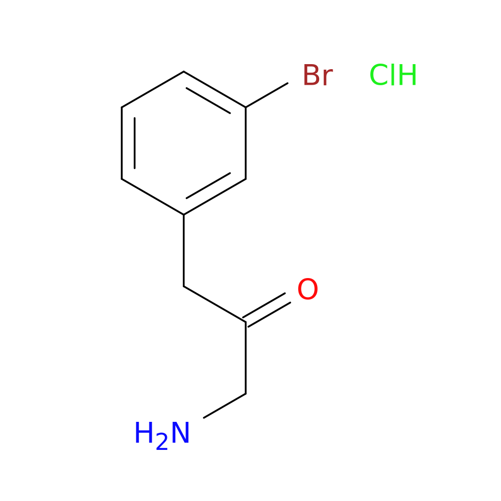 1-amino-3-(3-bromophenyl)propan-2-one hydrochloride