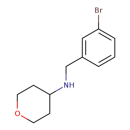 N-[(3-Bromophenyl)methyl]oxan-4-amine