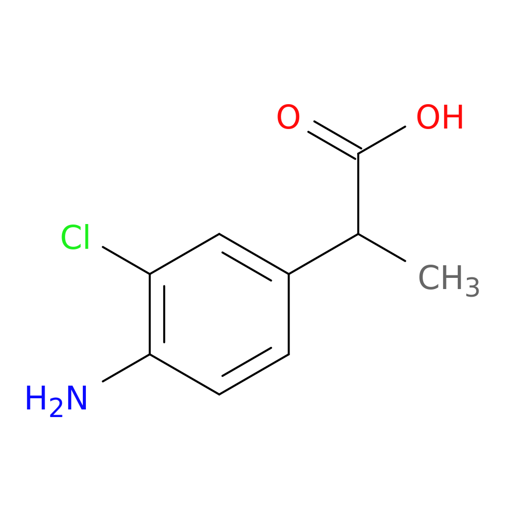 2-(4-Amino-3-chlorophenyl)propanoic acid