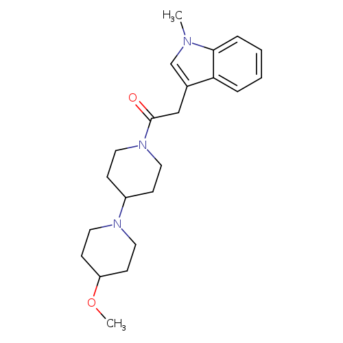 1-{4-methoxy-[1,4'-bipiperidine]-1'-yl}-2-(1-methyl-1H-indol-3-yl)ethan-1-one