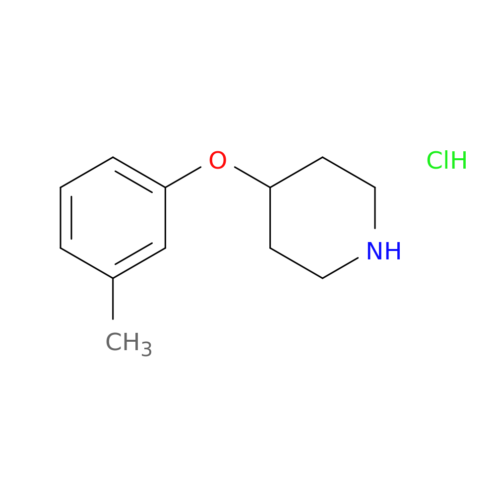 4-(m-Tolyloxy)piperidine hydrochloride